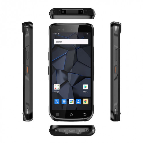 Téléphone robuste IP67 UNIWA M600, 4 Go + 64 Go, 6 pouces Android 12, MediaTek MT6762 Octa Core, réseau : 4G, (noir) SU544B1009-09