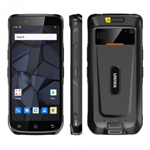 Téléphone robuste IP67 UNIWA M600, 4 Go + 64 Go, 6 pouces Android 12, MediaTek MT6762 Octa Core, réseau : 4G, prise britannique (noir) SU546B323-09