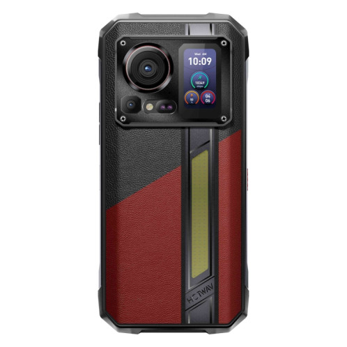  Téléphone robuste HOTWAV Hyper 7 Pro, 16 Go + 256 Go, 10800 mAh, 6,6 pouces Android 14 MediaTek Dimensity 7050 5G, réseau : 5G, OTG, NFC (rouge) SH550R441-020