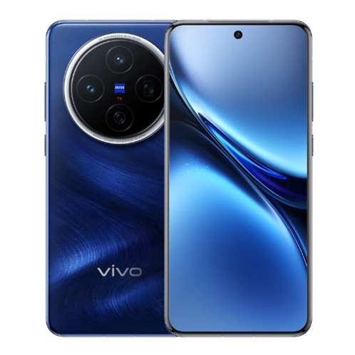 vivo X200, 16 Go + 512 Go, Face ID / Identification par empreinte digitale à l'écran, 6,67 pouces Android 15 Dimensity 9400 Octa Core, OTG, NFC, Réseau : 5G, Prise en charge de Google Play (bleu saphir) SV03BB1411-010