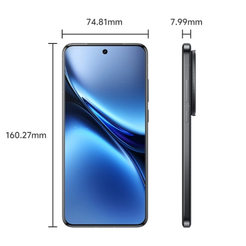 vivo X200, 16 Go + 512 Go, Face ID / Identification par empreinte digitale à l'écran, 6,67 pouces Android 15 Dimensity 9400 Octa Core, OTG, NFC, Réseau : 5G, Prise en charge de Google Play (Noir) SV803B909-010