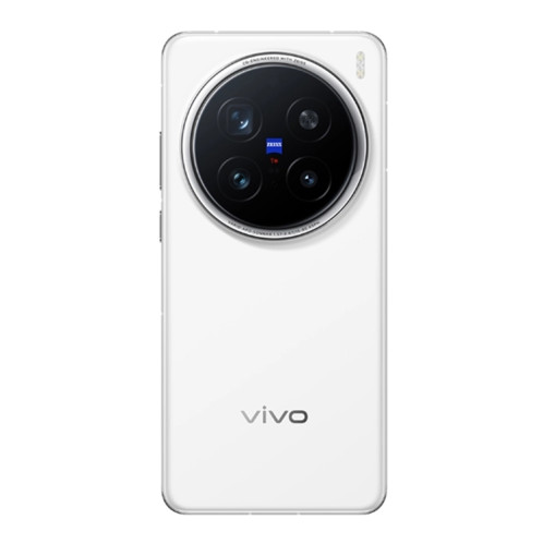 vivo X200 Pro, 16 Go + 1 To, Face ID / Identification par empreinte digitale à l'écran, 6,78 pouces Android 15 Dimensity 9400 Octa Core, OTG, NFC, Réseau : 5G, Prise en charge de Google Play (Blanc) SV805W644-011