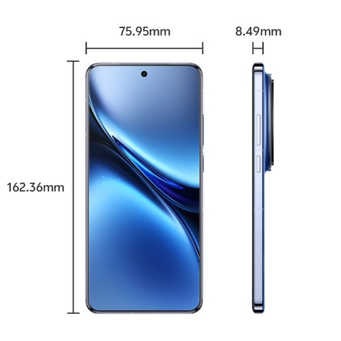 vivo X200 Pro Satellite Communication Edition, 16 Go + 1 To, Face ID / Identification par empreinte digitale à l'écran, 6,78 pouces Android 15 Dimensity 9400 Octa Core, OTG, NFC, Réseau : 5G, Prise en charge de Google SV06BB1366-011