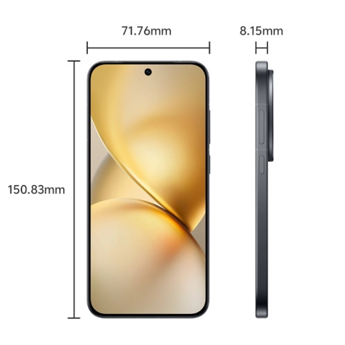 vivo X200 Pro mini, 16 Go + 512 Go, Face ID / Identification par empreinte digitale à l'écran, 6,31 pouces Android 15 Dimensity 9400 Octa Core, OTG, NFC, Réseau : 5G, Prise en charge de Google Play (Noir) SV810B1335-08