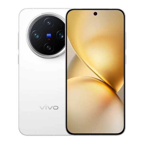 vivo X200 Pro mini, 16 Go + 512 Go, Face ID / Identification par empreinte digitale à l'écran, 6,31 pouces Android 15 Dimensity 9400 Octa Core, OTG, NFC, Réseau : 5G, Prise en charge de Google Play (Blanc) SV810W361-08