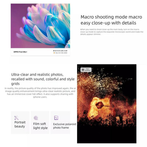 OPPO Find X8s+, 12 Go + 256 Go, écran 6,59 pouces, MediaTek Dimensity 9400+ Octa Core, NFC, OTG, réseau 5G (blanc) SO900W850-017