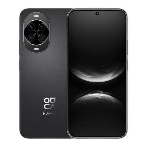 Huawei Nova 14, 12 Go + 256 Go, reconnaissance d'empreintes digitales latérale, écran 6,7 pouces, HarmonyOS 5.0, NFC, OTG, non compatible avec Google Play (noir) SH904B482-015
