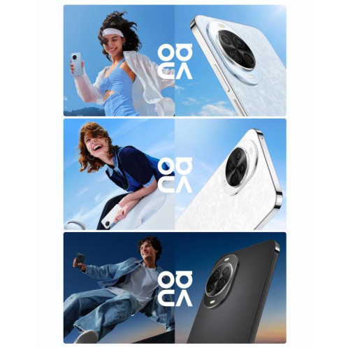 Huawei Nova 14, 12 Go + 256 Go, reconnaissance d'empreintes digitales latérale, écran 6,7 pouces, HarmonyOS 5.0, NFC, OTG, non compatible avec Google Play (noir) SH904B482-015
