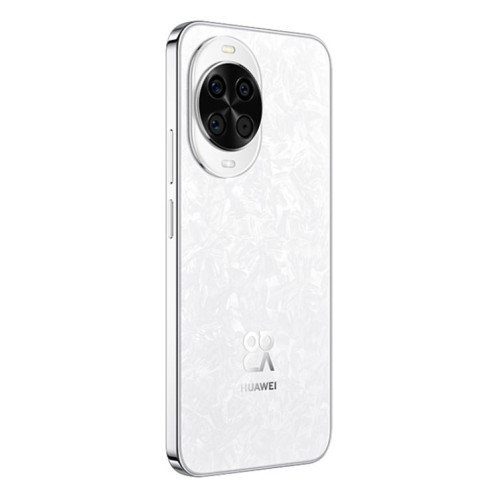 Huawei Nova 14 Kunlun Glass, 12 Go + 512 Go, reconnaissance d'empreintes digitales latérale, écran 6,7 pouces, HarmonyOS 5.0, NFC, OTG, non compatible avec Google Play (blanc) SH906W576-015