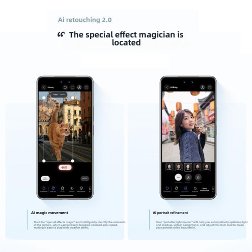 Huawei Nova 14 Pro, 12 Go + 256 Go, reconnaissance d'empreintes digitales latérale, écran 6,78 pouces, HarmonyOS 5.0, NFC, OTG, non compatible avec Google Play (rose) SH907F735-022
