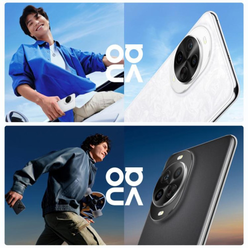Huawei Nova 14 Pro, 12 Go + 256 Go, reconnaissance d'empreintes digitales latérale, écran 6,78 pouces, HarmonyOS 5.0, NFC, OTG, non compatible avec Google Play (bleu) SH907L243-022
