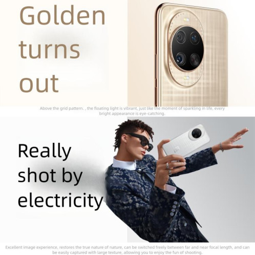 Huawei Nova 14 Ultra, 12 Go + 1 To, reconnaissance d'empreintes digitales latérale, écran 6,81 pouces, HarmonyOS 5.0, NFC, OTG, non compatible avec Google Play (blanc) SH910W1935-022