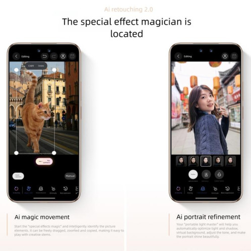 Huawei Nova 14 Ultra, 12 Go + 256 Go, reconnaissance d'empreintes digitales latérale, écran 6,81 pouces, HarmonyOS 5.0, NFC, OTG, non compatible avec Google Play (violet) SH911P1944-022