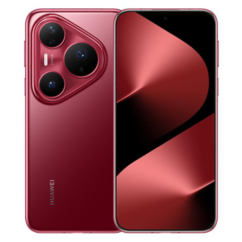 HUAWEI Pura 80 Pro+, 16 Go + 512 Go, reconnaissance d'empreintes digitales latérale, écran 6,8 pouces, HarmonyOS 5.1, NFC, OTG, non compatible avec Google Play (rouge) SH402R868-019