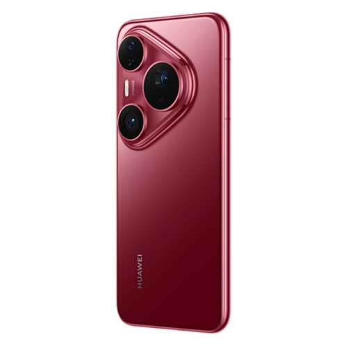 HUAWEI Pura 80 Pro+, 16 Go + 512 Go, reconnaissance d'empreintes digitales latérale, écran 6,8 pouces, HarmonyOS 5.1, NFC, OTG, non compatible avec Google Play (rouge) SH402R868-019