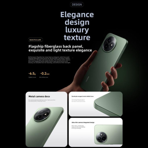 Xiaomi Redmi K80 Ultra, 12 Go + 512 Go, 6,83 pouces, Xiaomi HyperOS 2 Dimensity 9400+ Octa Core, NFC, réseau 5G (gris) SX416H273-018