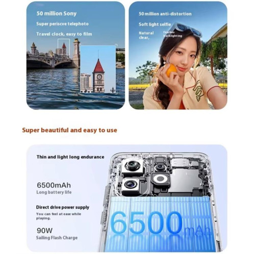 Vivo S30, 12 Go + 512 Go, écran 6,67 pouces, Android 15, Snapdragon 7 Gen 4 Octa Core, OTG, NFC, réseau 5G, compatible Google Play (jaune) SV421Y1809-028