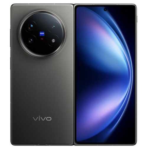 Vivo X Fold5, 12 Go + 256 Go, 8,03 pouces + 6,53 pouces, Android 15, OriginOS 5, Snapdragon 8 Gen 3 Octa Core, OTG, NFC, réseau 5G (gris) SV426H526-031