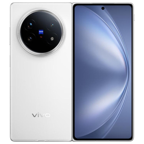 Vivo X Fold5, 12 Go + 256 Go, 8,03 pouces + 6,53 pouces, Android 15, OriginOS 5, Snapdragon 8 Gen 3 Octa Core, OTG, NFC, réseau 5G (blanc) SV426W75-031