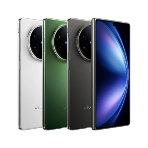 Vivo X Fold5, 12 Go + 256 Go, 8,03 pouces + 6,53 pouces, Android 15, OriginOS 5, Snapdragon 8 Gen 3 Octa Core, OTG, NFC, réseau 5G (blanc) SV426W75-031