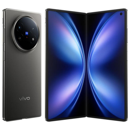 Vivo X Fold5, 12 Go + 512 Go, 8,03 pouces + 6,53 pouces, Android 15, OriginOS 5, Snapdragon 8 Gen 3 Octa Core, OTG, NFC, réseau 5G (gris) SV427H851-031