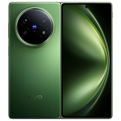 Vivo X Fold5, 16 Go + 512 Go, 8,03 pouces + 6,53 pouces, Android 15, OriginOS 5, Snapdragon 8 Gen 3 Octa Core, OTG, NFC, réseau 5G (vert) SV429G586-031