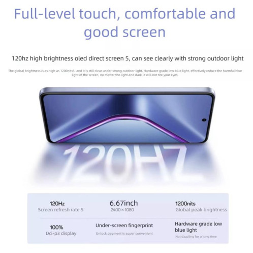 OPPO K12s 5G, 12 Go + 512 Go, écran 6,67 pouces, lecteur d'empreintes digitales, Snapdragon 6 Gen 4 Octa Core, NFC, réseau 5G (noir) SO437B1324-022