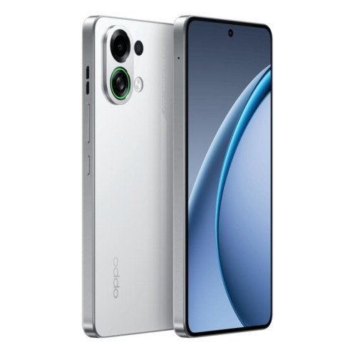 OPPO K13 Turbo, 12 Go + 256 Go, écran 6,8 pouces, lecteur d'empreintes digitales, ColorOS 15.0, MediaTek Dimensity 8450 Octa Core, NFC, réseau 5G (blanc) SO438W1907-022