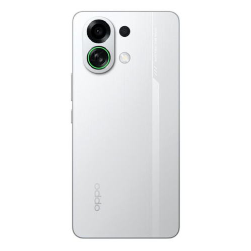 OPPO K13 Turbo, 16 Go + 256 Go, écran 6,8 pouces, lecteur d'empreintes digitales, ColorOS 15.0, MediaTek Dimensity 8450 Octa Core, NFC, réseau 5G (blanc) SO440W1199-022