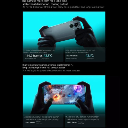OPPO K13 Turbo, 16 Go + 256 Go, écran 6,8 pouces, lecteur d'empreintes digitales, ColorOS 15.0, MediaTek Dimensity 8450 Octa Core, NFC, réseau 5G (violet) SO440P1421-022