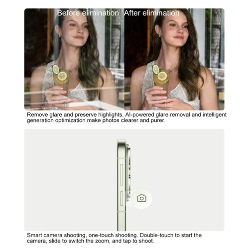 HUAWEI Pura 80, 12 Go + 1 To, identification par empreinte digitale latérale, 6,6 pouces, HarmonyOS 5.1, NFC, OTG, non compatible avec Google Play (vert) SH445G996-018