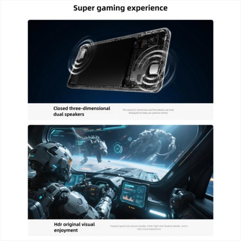 Realme Neo7 Turbo, 12 Go + 512 Go, 6,8 pouces, Android 15 / Realme UI 6.0, MediaTek Dimensity 9400e Octa Core, NFC, réseau 5G, compatible Google Play (noir) SR477B460-027