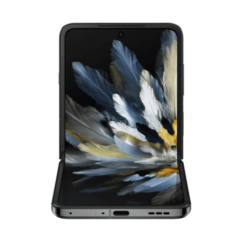 OPPO Find N3 Flip AI, 12 Go + 256 Go, Face ID et identification d'empreintes digitales latérales, écran 6,8 pouces + 3,26 pouces ColorOS 13.2 Dimensity 9200 Octa Core, réseau : 5G (noir) SO817B1505-019