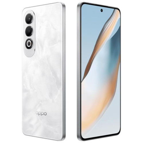 OPPO K12 Plus, 12 Go + 512 Go, écran empreinte digitale, 6,7 pouces ColorOS 14.0 Qualcomm Snapdragon 7 Gen 3 Octa Core, OTG, NFC, réseau : 5G (blanc) SO824W696-017