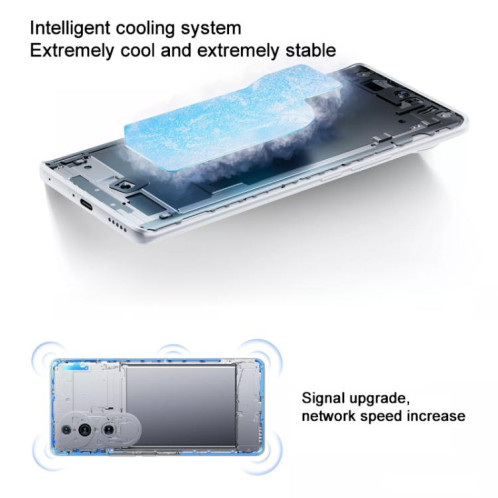 vivo S19 Pro, 12 Go + 256 Go, Face ID / Identification par empreinte digitale à l'écran, 6,78 pouces Android 14 Dimensity 9200+ Octa Core, OTG, NFC, Réseau : 5G (Blanc) SV835W312-011