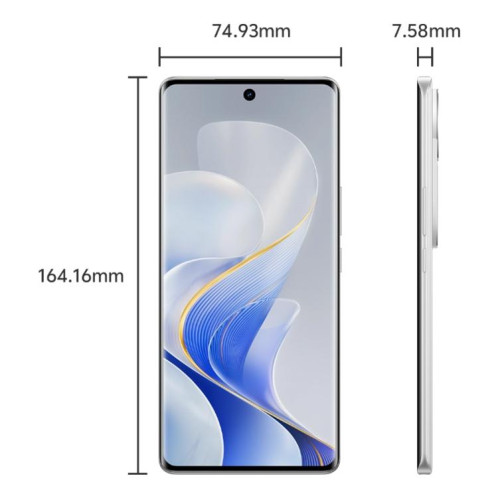vivo S19 Pro, 16 Go + 256 Go, Face ID / Identification d'empreintes digitales à l'écran, 6,78 pouces Android 14 Dimensity 9200+ Octa Core, OTG, NFC, Réseau : 5G (Blanc) SV837W1512-011