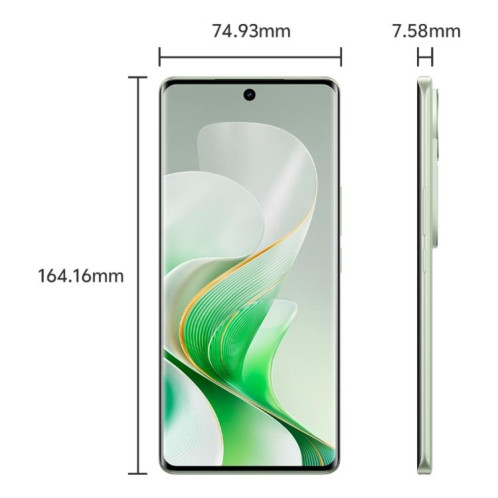vivo S19 Pro, 16 Go + 512 Go, Face ID / Identification par empreinte digitale à l'écran, 6,78 pouces Android 14 Dimensity 9200+ Octa Core, OTG, NFC, Réseau : 5G (Vert) SV838G279-011