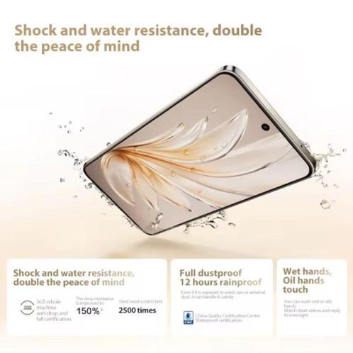 vivo S20, 12 Go + 512 Go, Face ID / Identification par empreinte digitale à l'écran, 6,67 pouces Android 15 Snapdragon 7 Gen 3 Octa Core, OTG, NFC, Réseau : 5G (Or) SV841J893-019