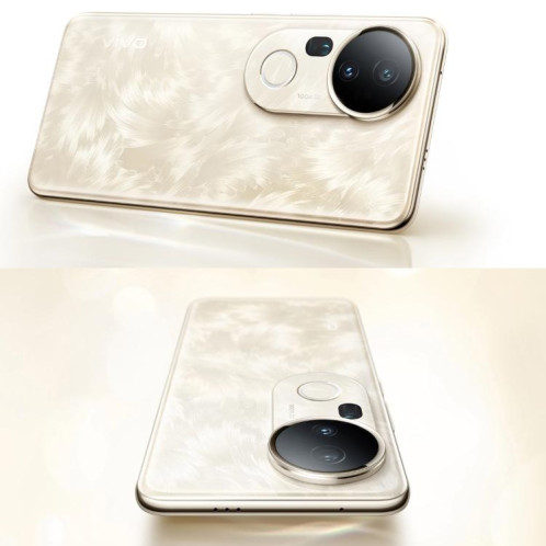 vivo S20 Pro, 12 Go + 512 Go, Face ID / Identification par empreinte digitale à l'écran, 6,67 pouces Android 15 Dimensity 9300+ Octa Core, OTG, NFC, Réseau : 5G (Or) SV844J1264-016