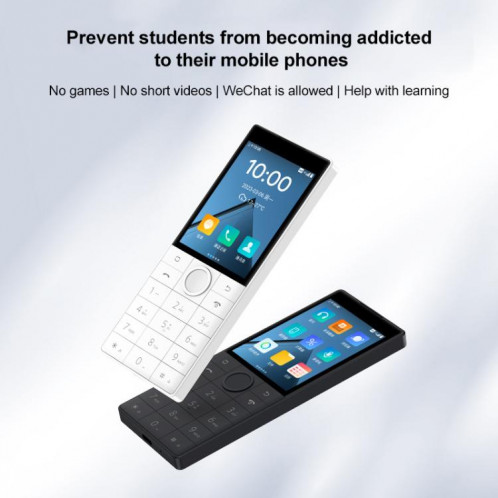 Téléphone pour personnes âgées, QIN F22 Global, 2 Go + 16 Go, 2,8 pouces, Android 11.0 MTK6739 Quad Core, réseau : 4G, prise en charge de Google Play (noir) SH856B700-06