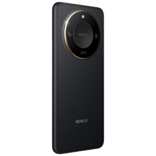 Honor X60, 8 Go + 128 Go, lecteur d'empreintes digitales latéral, 6,8 pouces MagicOS 8.0 Dimensity 7025-Ultra Octa Core, réseau : 5G, OTG, prise en charge de Google Play (noir) SH810B80-010