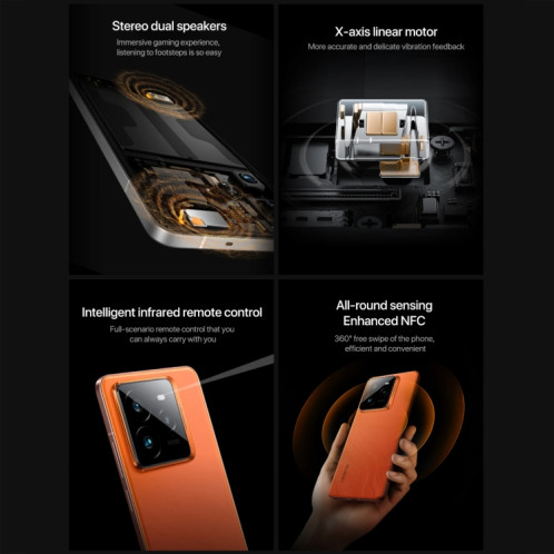 Realme GT7 Pro, 12 Go + 256 Go, 6,78 pouces Android 15 / Realme UI 6.0 Snapdragon 8 Elite Octa Core, NFC, Réseau : 5G, Prise en charge de Google Play (Galaxy Grey) SR40TC1127-025