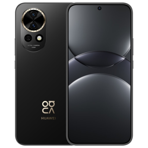 Huawei nova 13, 12 Go + 256 Go, identification par empreinte digitale sur l'écran, 6,7 pouces HarmonyOS 4.2, NFC, OTG, ne prend pas en charge Google Play (noir) SH921B1010-015