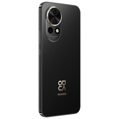 Huawei nova 13, 12 Go + 256 Go, identification par empreinte digitale sur l'écran, 6,7 pouces HarmonyOS 4.2, NFC, OTG, ne prend pas en charge Google Play (noir) SH921B1010-015