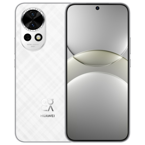Huawei nova 13, 12 Go + 512 Go, identification par empreinte digitale sur l'écran, 6,7 pouces HarmonyOS 4.2, NFC, OTG, ne prend pas en charge Google Play (blanc) SH922W324-015