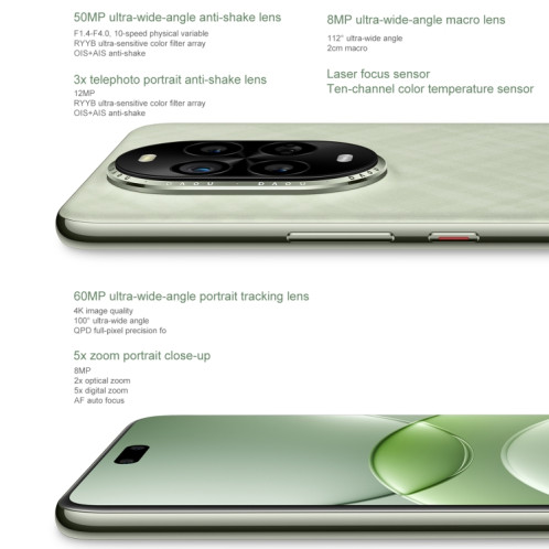 Huawei nova 13 Pro, 12 Go + 256 Go, identification par empreinte digitale sur l'écran, 6,76 pouces HarmonyOS 4.2, NFC, OTG, ne prend pas en charge Google Play (noir) SH924B489-018
