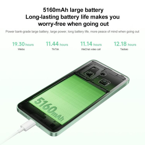 Xiaomi Redmi 14C, 4 Go + 64 Go, 6,67 pouces Xiaomi HyperOS MediaTek Helio G81-Ultra Octa Core, Réseau : 4G (Vert) SX980G1303-013