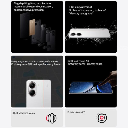 Xiaomi REDMI Turbo 4, 12 Go + 256 Go, 6,67 pouces Xiaomi HyperOS 2 Dimensity 8400-Ultra Octa Core 3,0 GHz, NFC, Réseau : 5G (Noir) SX990B1119-015