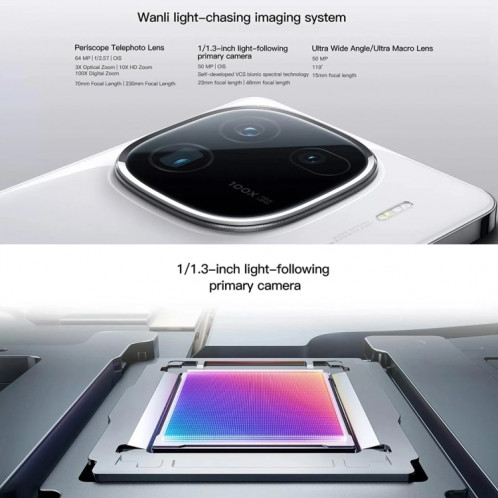vivo iQOO 12, triple caméra arrière, 16 Go + 1 To, identification faciale/identification par empreinte digitale, 6,78 pouces Android 14 OriginOS 4 Snapdragon 8 Gen 3 Octa Core, OTG, NFC, réseau : 5G, prise en charge SV502W1499-016
