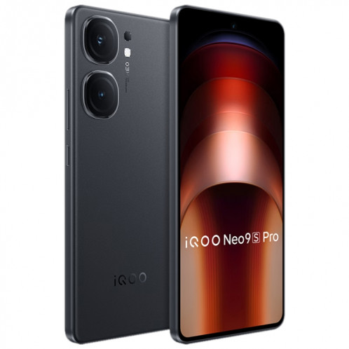 vivo iQOO Neo9S Pro, double caméra arrière, 16 Go + 1 To, identification faciale / empreinte digitale, 6,78 pouces Android 14 OriginOS 4 Dimensity 9300+ Octa Core, OTG, NFC, réseau : 5G, prise en charge de Google Play SV517B313-011